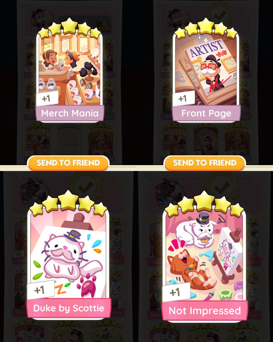 monopoly go stickers for sale

5⭐️: ₱100 / 2$

mop: gcash / paypal

accomplished, family fame, merch mania, front page, duke by scottie, not impressed, sandy shells, human canvas, low poly