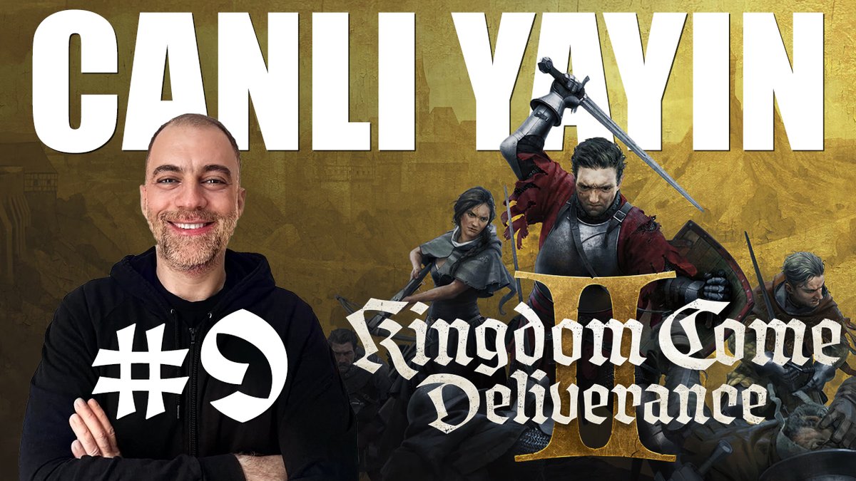 GamerRocko's tweet photo. ⚔️Kingdom Come: Deliverance 2
🎁1 kişiye oyunu hediye ediyorum!
🔴CANLI YAYIN / 9. GÜN / 19:00
🔗https://t.co/t7Rw8qYDA3 https://t.co/V1yw1soiOD