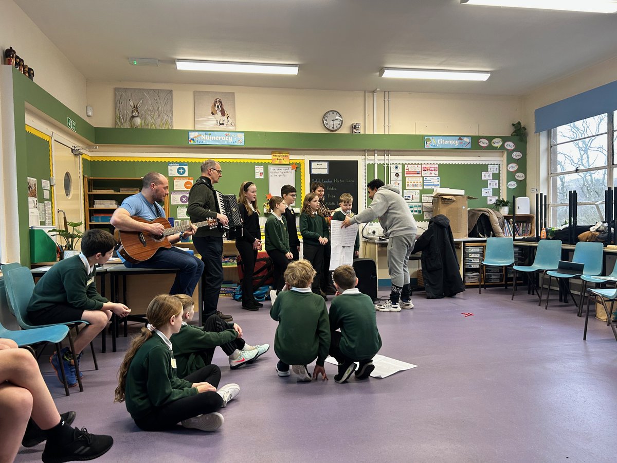 We all had an incredible day yesterday writing and performing a rap &amp; hip/hop song <a href="/DrumlanrigPS/">DrumlanrigPS</a> The energy and engagement shown by pupils was outstanding! Well done to all involved