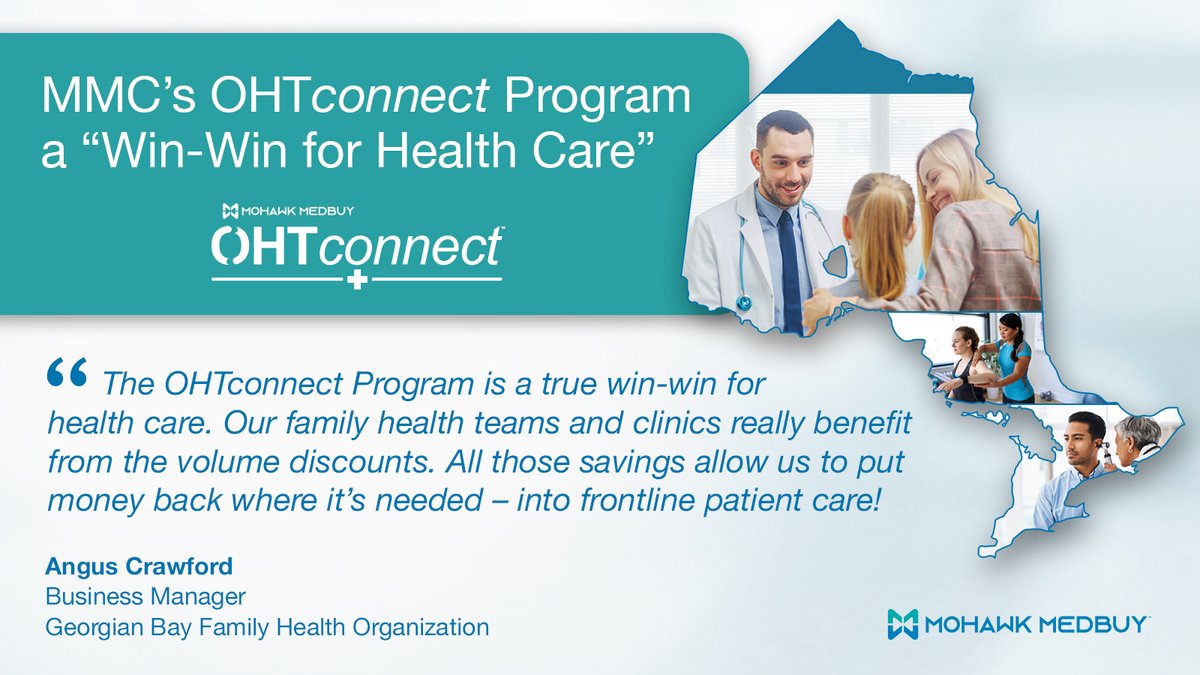 #MohawkMedbuy is celebrating our OHTconnect program, which helps Ontario Health Teams save money on essential supplies. 100+ community health partners are benefiting from our large-scale contract pricing, online ordering and next day delivery through our partner Stevens.