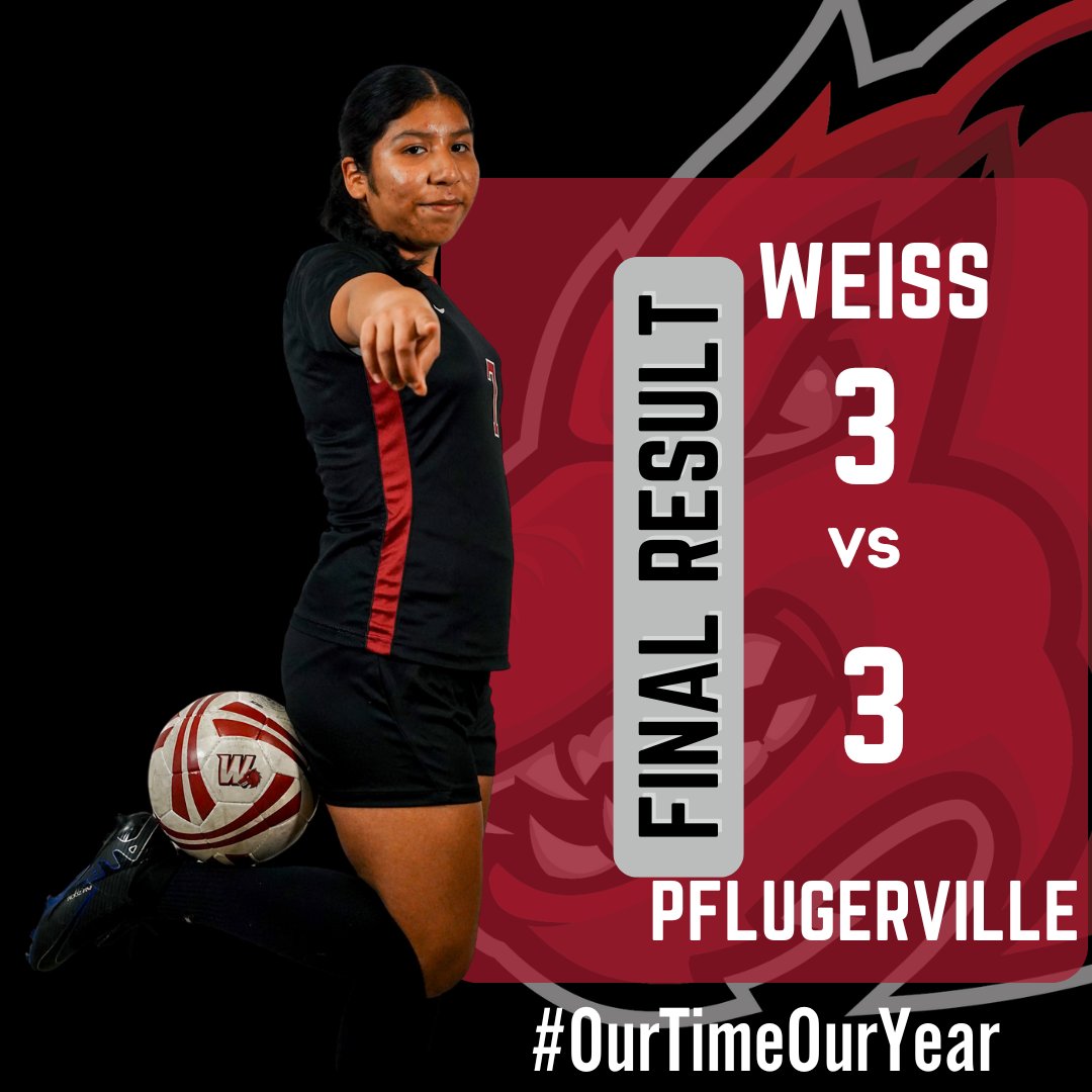 Lady Wolves put up a FIGHT to the last second finishing the match 3-3 with the Lady Panthers! Bringing the district record to 3-1-1! #OurTimeOurYear <a href="/PfISDAthletics/">PfISD Athletics</a> <a href="/VypeATX/">VYPE Austin</a> <a href="/varsity_news/">Varsity News</a> <a href="/var_austin/">VAR</a> <a href="/statesman/">Austin Statesman</a> 
Audrey M: 1G
Karizma R: 1A, 1G
Alexa B: 1A
Tristan B: 1G