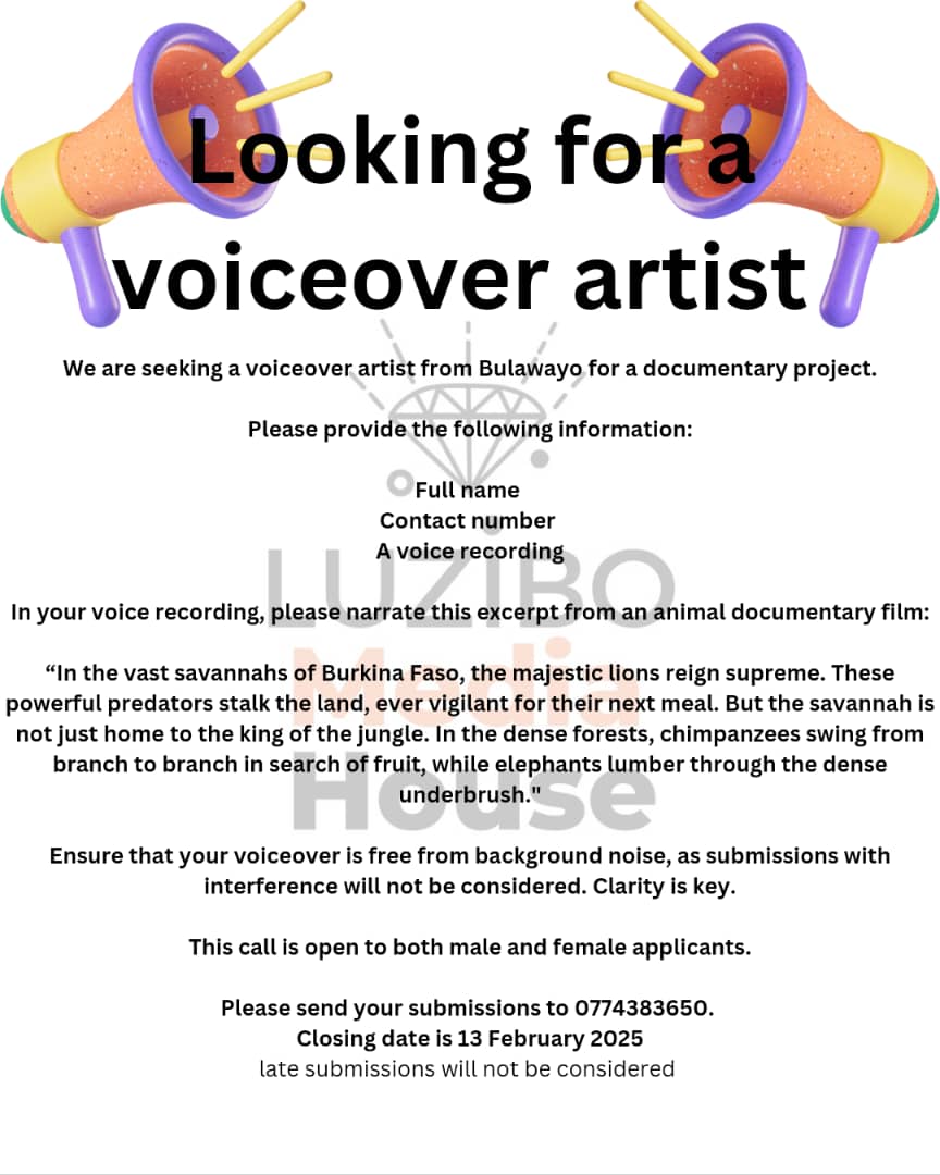 LuziboMedia's tweet photo. Casting call https://t.co/VymCBqSzvi