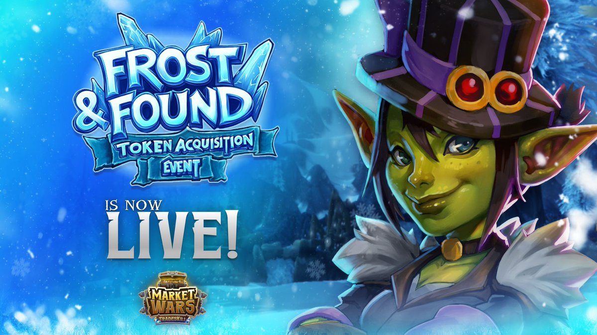 ❄️🔥 Frost &amp; Found is LIVE on Market Wars! 🔥❄️

Brave the cold, rescue goblins, and claim EPIC rewards! 🏆

⚔️ Play. Trade. Conquer.