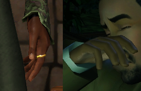 WardenMop's tweet photo. @kaite1220 @onlyabidoang i think they have lighter palms in sims 3 as well but its like barely noticable, also because sims 3 sims dont really have fingernails. here is a Sims Medieval hand and a Sims 3 hand https://t.co/d9C2L3psRM