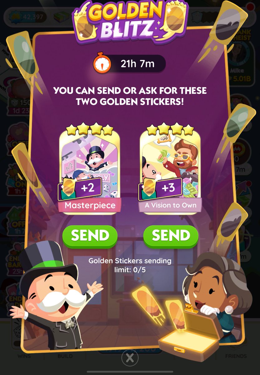 golden blitz

monopoly go stickers for sale

4⭐️: ₱80 / 1.5$

mop: gcash / paypal

masterpiece, a vision to own