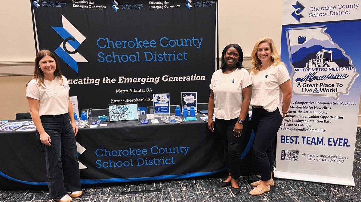 Had a great day recruiting fantastic future educators at UGA yesterday. I could brag on CCSD all day long!