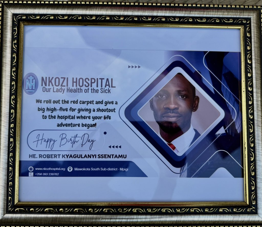 Thank you very much Nkozi Hospital. On this day 43years ago, you ushered me into this earth and you continue to love me. I am proud to be born into your hands.
