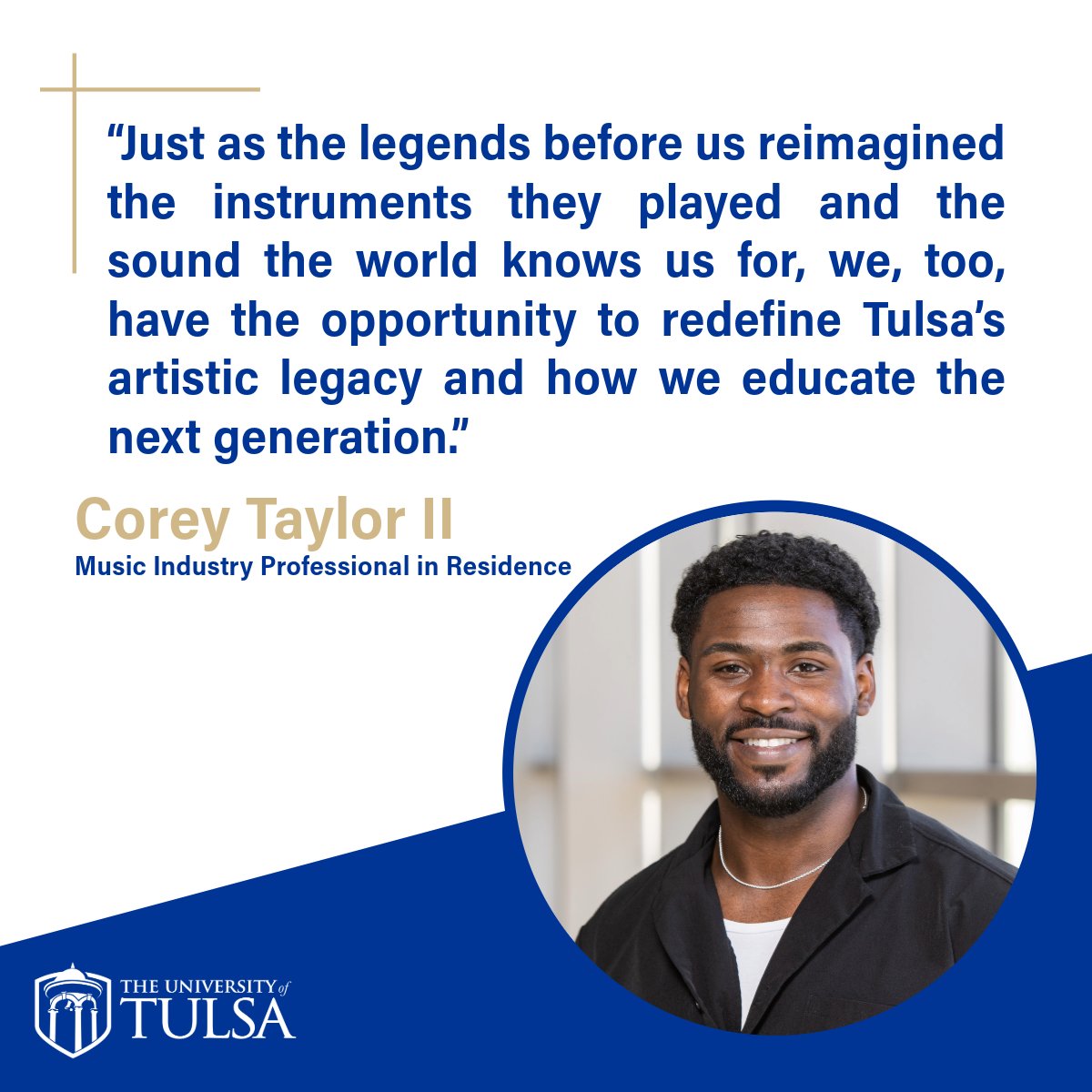 The University of Tulsa (@utulsa) on Twitter photo UTulsa's Music Industry Professional in Residence Corey Taylor II wrote a piece for the <a href="/tulsaworld/">Tulsa World</a>, talking about Tulsa's bright future, his work with @Mayfest & with UTulsa students: bit.ly/3EuJOUi UTulsa's Music Industry Professional in Residence Corey Taylor II wrote a piece for the <a href="/tulsaworld/">Tulsa World</a>, talking about Tulsa's bright future, his work with @Mayfest & with UTulsa students: bit.ly/3EuJOUi