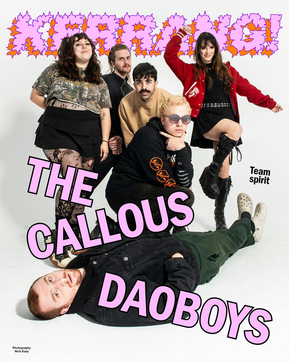 Kerrang! (@kerrangmagazine) on Twitter photo Kerrang! Cover Story: <a href="/callousdaoboys/">The Callous Daoboys</a>
āIām not interested in art that goes down easily. Iām trying to make something that I would find challengingā
Read the interview now š kerrang.com/the-callous-daā¦
Words: Emma Wilkes
Photos: Nick Karp Kerrang! Cover Story: <a href="/callousdaoboys/">The Callous Daoboys</a>
āIām not interested in art that goes down easily. Iām trying to make something that I would find challengingā
Read the interview now š kerrang.com/the-callous-daā¦
Words: Emma Wilkes
Photos: Nick Karp