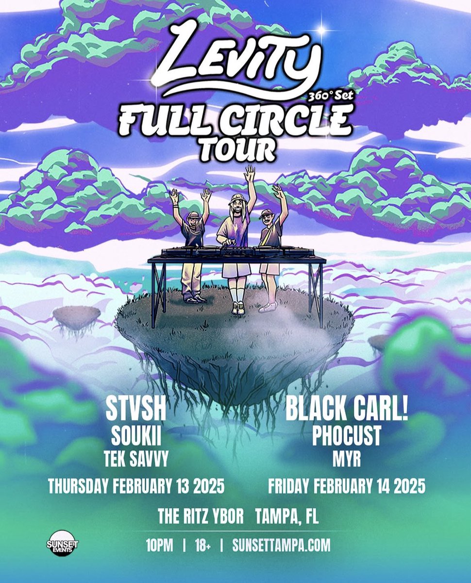 ayoooo tampa see you tomorrow at <a href="/theritzybor/">The RITZ Ybor</a> for <a href="/LevityMusic/">Levity ☁️</a> 🤸🏻