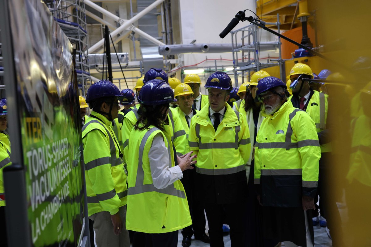 iterorg's tweet image. ITER receives the visit of President Macron and Prime Minister Modi

History is made as two heads of state—French President Emmanuel Macron and Indian Prime Minister Narendra Modi—visit ITER together on 12 February 2025. #FusionPower #FussionCollaboration