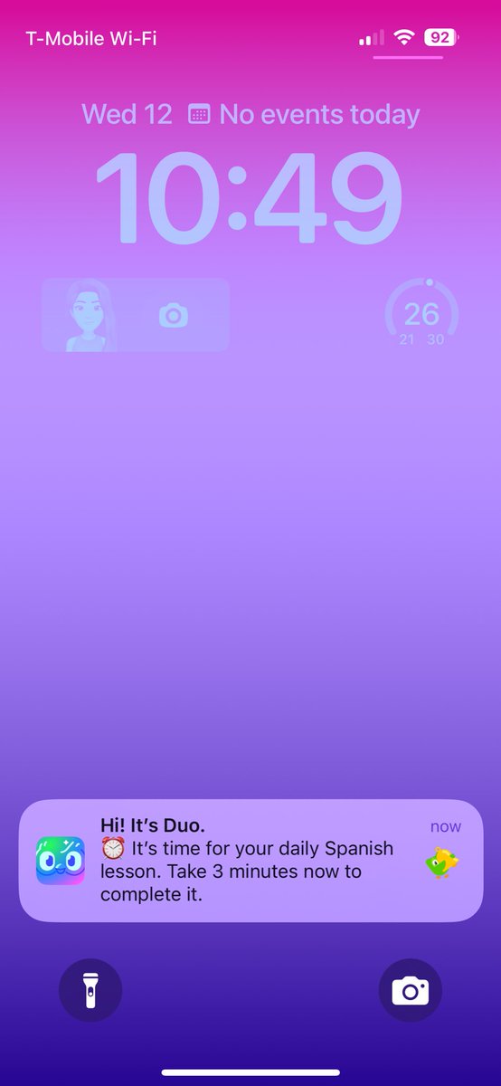post__MD's tweet photo. I thought you died @duolingo ? https://t.co/Qz21JRwLz3