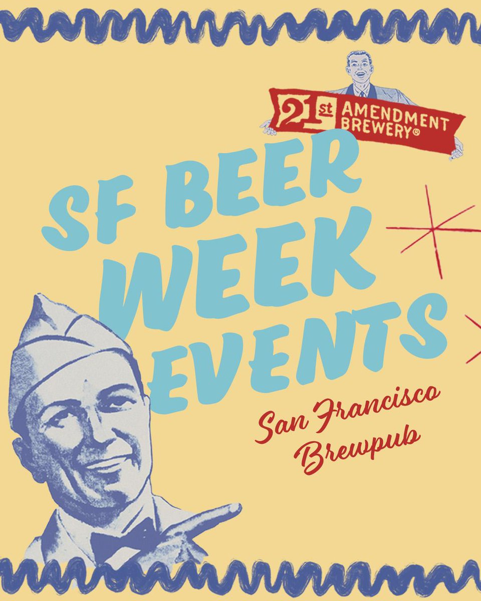 The countdown to SF Beer Week has begun! Head to our website to check out what we're cookin' up at our our San Francisco Brewpub! (Saturday, Feb. 22nd - Saturday, March 1st)!