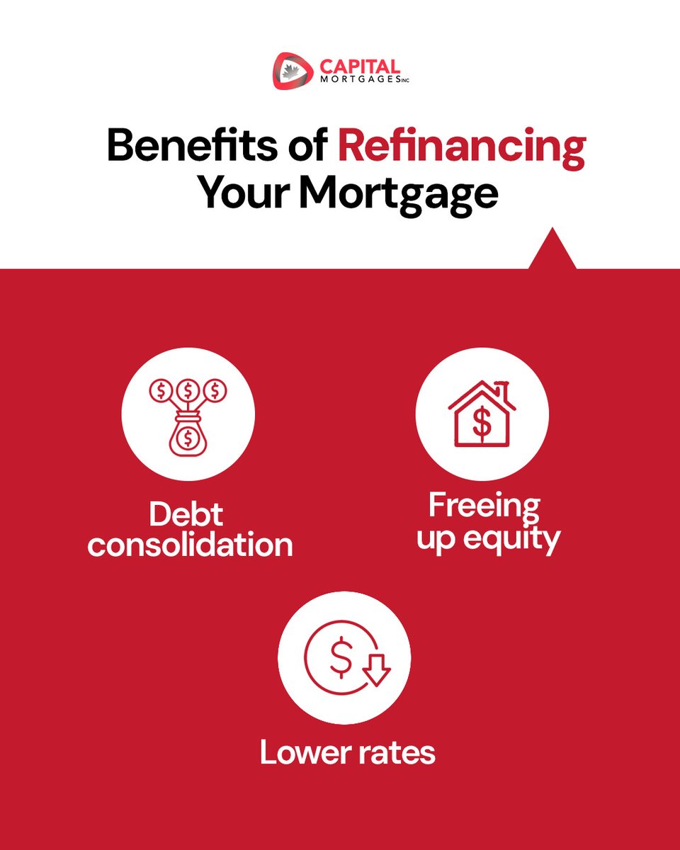 Refinancing could save you thousands! Ready to see if it’s right for you? Let's chat. 💬 #MortgageRefinancing #CapitalMortgages