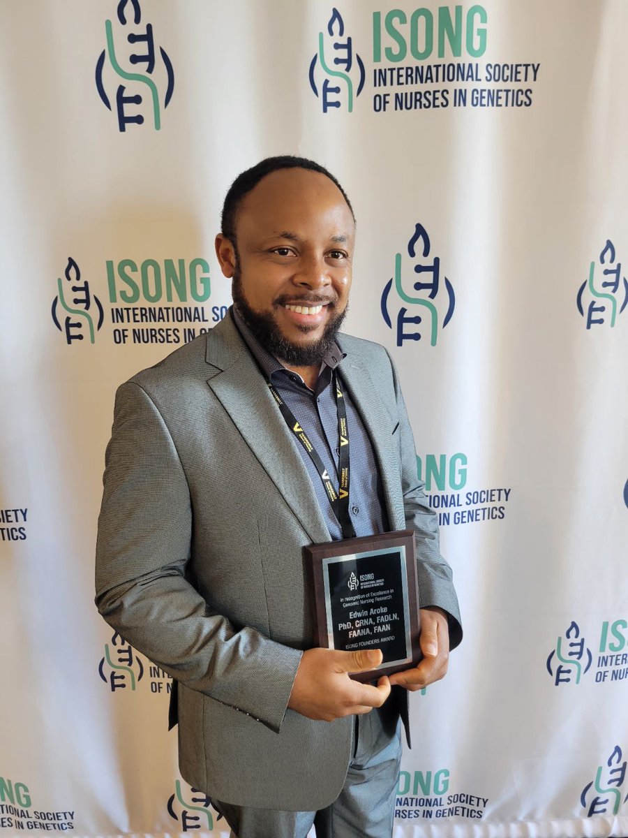 UABSON Associate Professor and Interim Assistant Dean for Research and Scholarship Edwin Aroke has received the 2024 <a href="/ISONG_news/">ISONG</a> Founders’ Award.  

Read more: bit.ly/42RLPnC