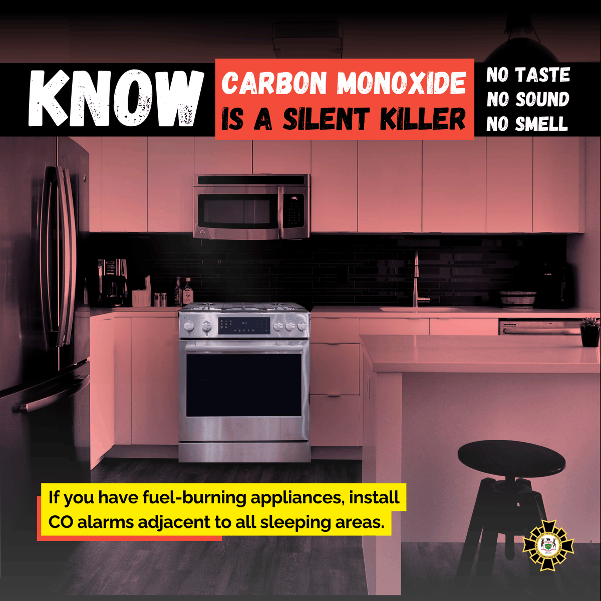 Carbon monoxide isn’t just a gas produced by heat-generating appliances in the home - it's also known as ‘The Silent Killer’. Colourless, odorless, and tasteless, the only way to alert you and your loved ones to the presence of this deadly gas is by installing CO alarms.#COSafety