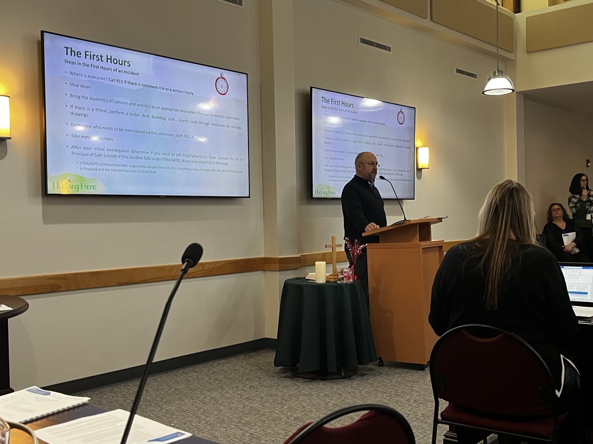 Principal Walter McDonald on Safe Schools #bestpractices