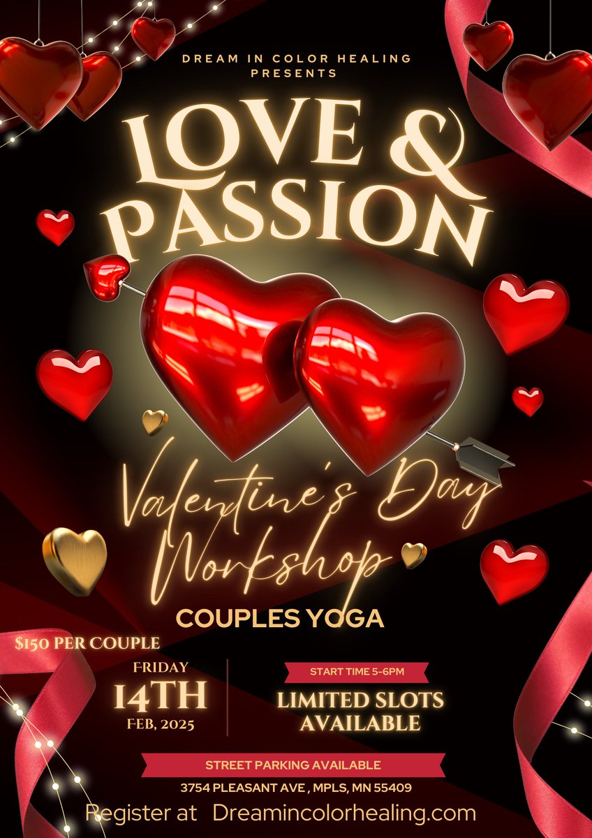 This Black History Month, we’re celebrating movement, mindfulness, and community with a special feature Couples Yoga Class in partnership with Shontel Booker – Dream in Color.

Click this link to sign up and reserve your spot! dreamincolorhealing.company.site/products/Love-…