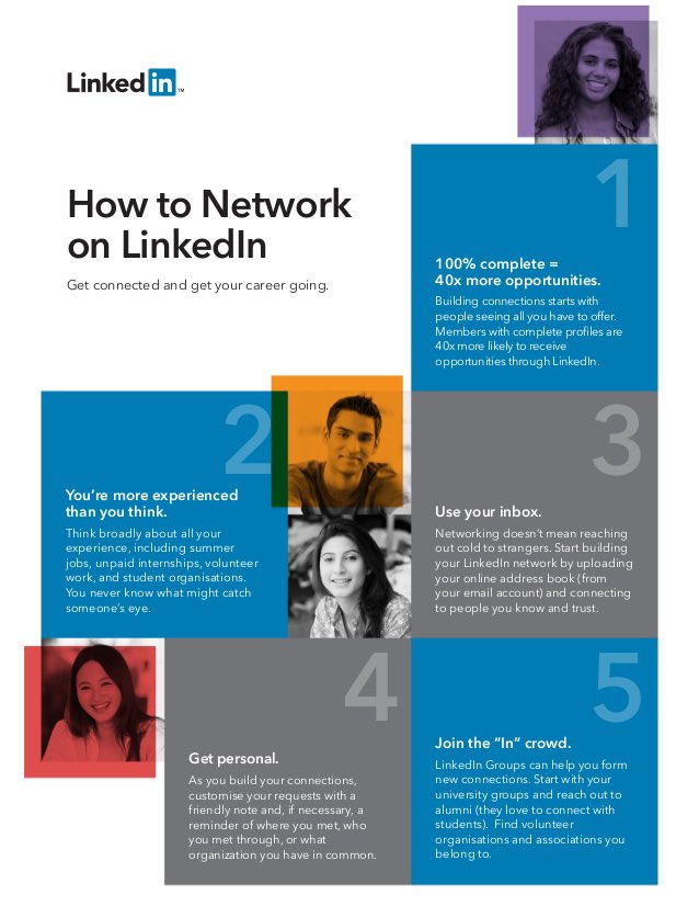 Olufemiloye's tweet photo. This is how to network on LinkedIn in 10 simple steps.

One of the underutilized platforms for searching for job offers in Canada is LinkedIn.

On LinkedIn, you can network with job recruiters and people in your industry, and also see available job offers.

📷: LinkedIn Learning https://t.co/q1JgyCbv2D