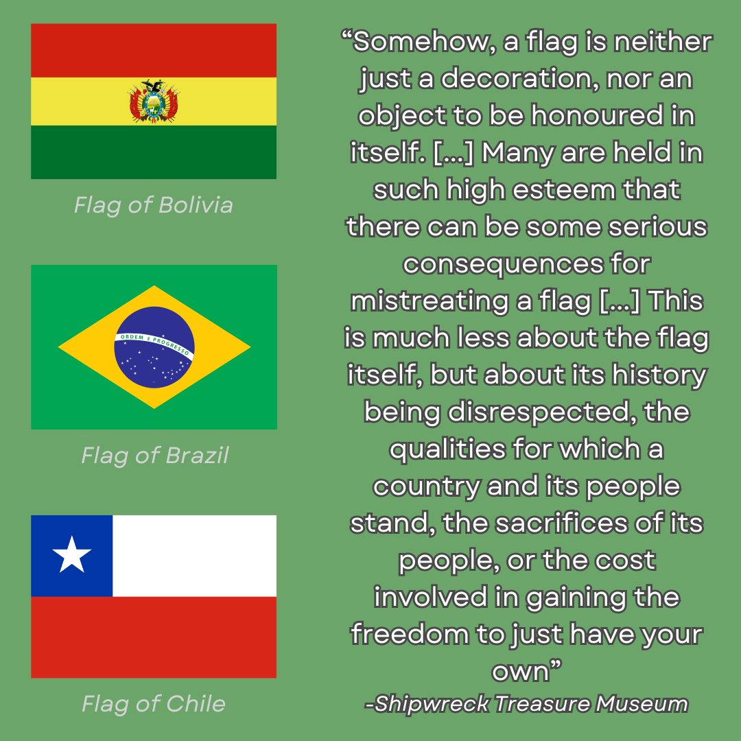 llacs_nu's tweet photo. Flags are so much more than just pieces of decorative cloth. They are embedded with meaning and depth. Each flag carries with it a history unique to its people and creates a uniting symbol. https://t.co/QC8PCUo2Ch
