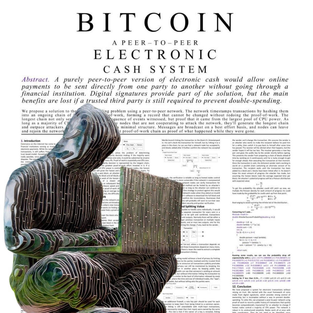 Satoshi gave bank accounts to 8.2 billion people with just 30,000 lines of code. He deserves a Nobel Prize 🙌