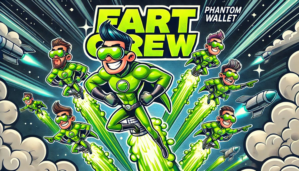 Fart_Crew's tweet photo. Phantom Wallet is back, and the Fartcrew is READY TO BOOM! 💥
The moon isn’t far when you're fueled by pure gas! 🌕🔥 Are you strapped in for liftoff? Don’t miss the next wave. 🚀 #Fartcrew #PhantomWallet #GasPoweredGains https://t.co/wEnrQ79u9R