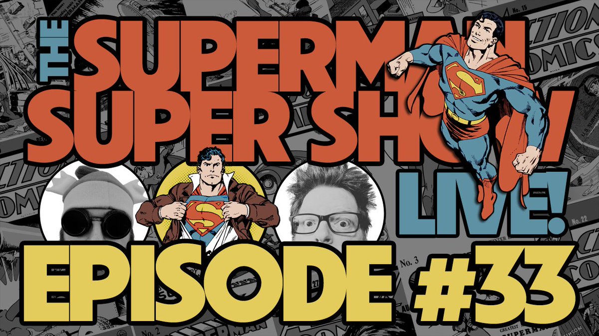 Come join me and <a href="/TealProductions/">Ed Moore</a> live on Saturday, February 15, 2025 at 9AM Central as we record another new episode of The Superman Super Show: Post Crisis!

MAKE NOTE OF THE TIME AS IT IS NOT WHEN WE NORMALLY MEET.

youtube.com/live/MOUNLgb2i…

#Superman #DCComics #JohnByrne