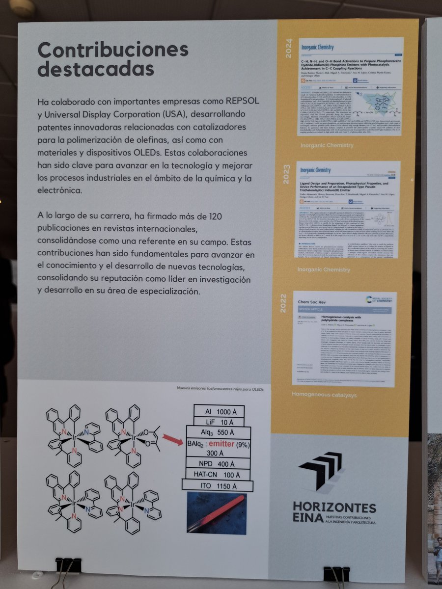 Making our work visible: Ana M. López is one of the protagonists of the "Horizontes EINA" exhibition organized by the School of Engineering and Architecture on the occasion of the Day of Women and Girls in Science