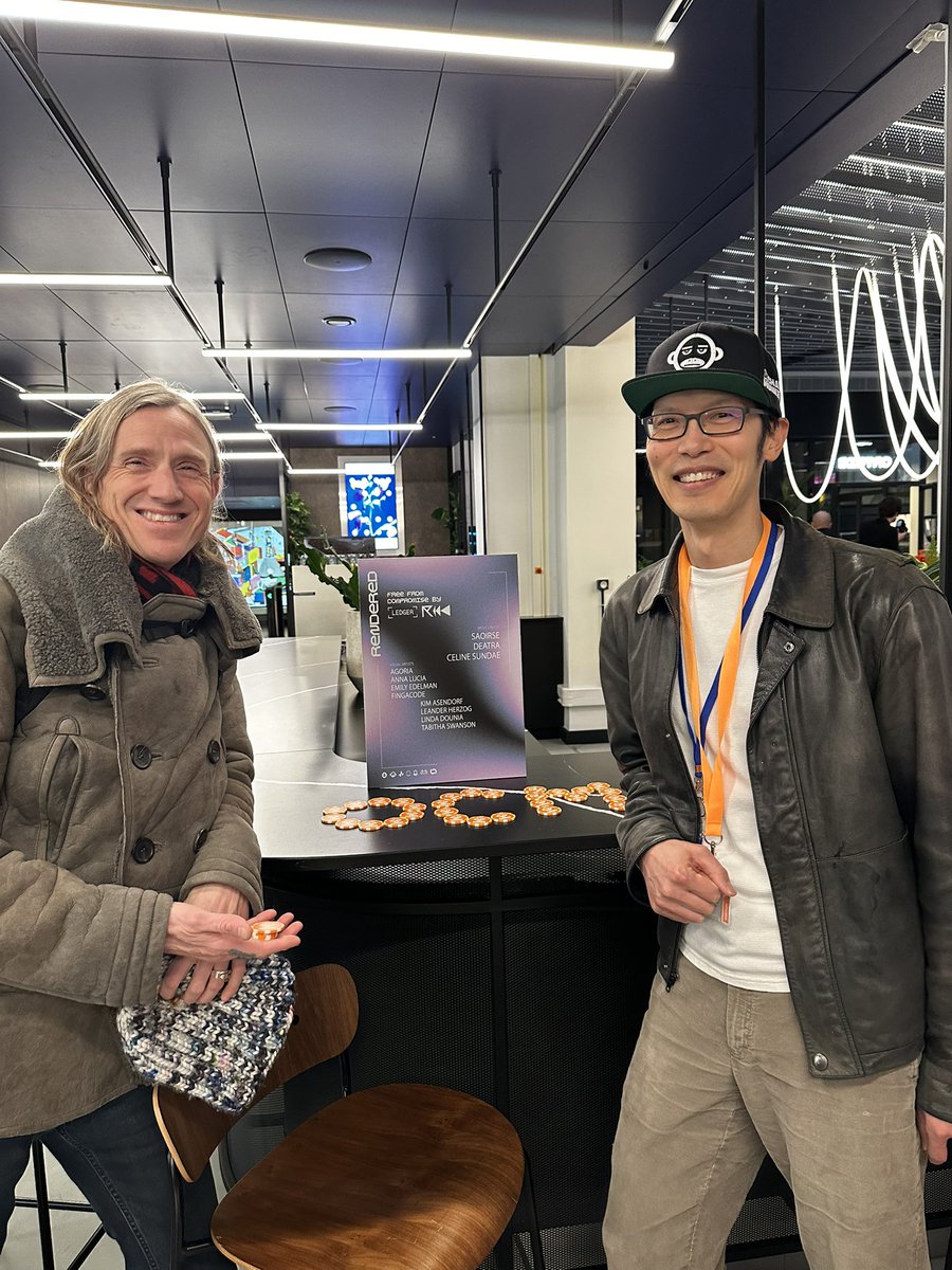 OnChainMonkey® (@onchainmonkey) on Twitter photo Spotted: <a href="/iancr/">ian c rogers</a> and <a href="/huuep/">danny huuep</a> playing with OCM poker chips at <a href="/Ledger/">Ledger</a> before the 🔥 party Spotted: <a href="/iancr/">ian c rogers</a> and <a href="/huuep/">danny huuep</a> playing with OCM poker chips at <a href="/Ledger/">Ledger</a> before the 🔥 party