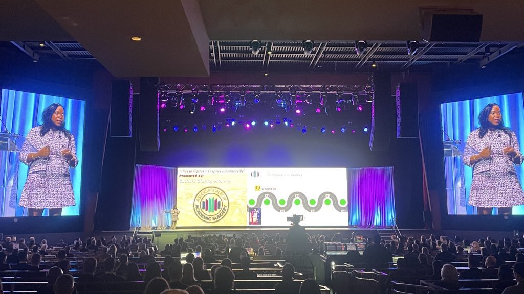Tanaz Vaghaiwalla, MD MS (@tvaghaiwalla) on Twitter photo Standing room only for an outstanding presidential address by <a href="/DrCNClarke/">Callisia Clarke MD</a> “Hidden Figures: They are all around us”<a href="/AcademicSurgery/">Assoc4AcademicSurgery</a> #ASC2025 #ASC25 #SurgTwitter #Academic #Surgery Standing room only for an outstanding presidential address by <a href="/DrCNClarke/">Callisia Clarke MD</a> “Hidden Figures: They are all around us”<a href="/AcademicSurgery/">Assoc4AcademicSurgery</a> #ASC2025 #ASC25 #SurgTwitter #Academic #Surgery