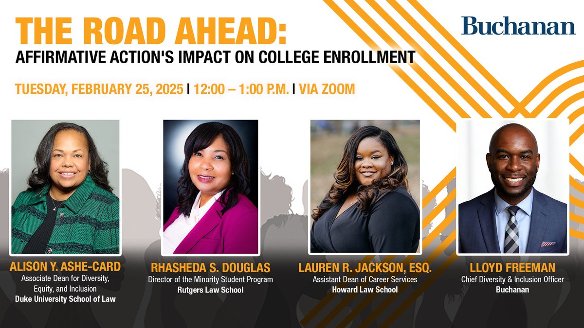 In honor of Black History Month, we’re hosting a panel discussion to explore the impact of the Supreme Court’s affirmative action ruling and its effects on Black student admissions and job opportunities. 

Be sure to reserve your spot: bipc.com/the-road-ahead…