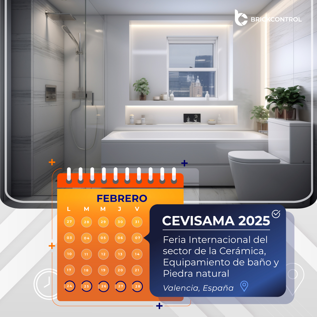 brickcontroles's tweet photo. 🏗️Cevisama 2025 llega con lo último en cerámica y equipamiento para #baños. 🚿
Innovación, sostenibilidad y diseño en un solo lugar.

📍 Valencia | 24-28 feb

🔎 En BrickControl seguimos las tendencias para mantenerte al día.

#Cevisama2025 #Cerámica #InnovaciónEnConstrucción https://t.co/khtoppPRD2