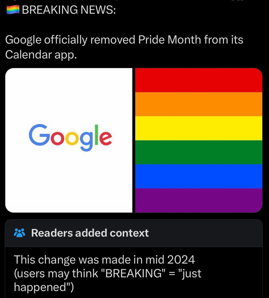 Doesn’t matter when it was done, as long as it got done. F٨٩s wouldn’t know what pride is if it spit and slapped them in the face 😂