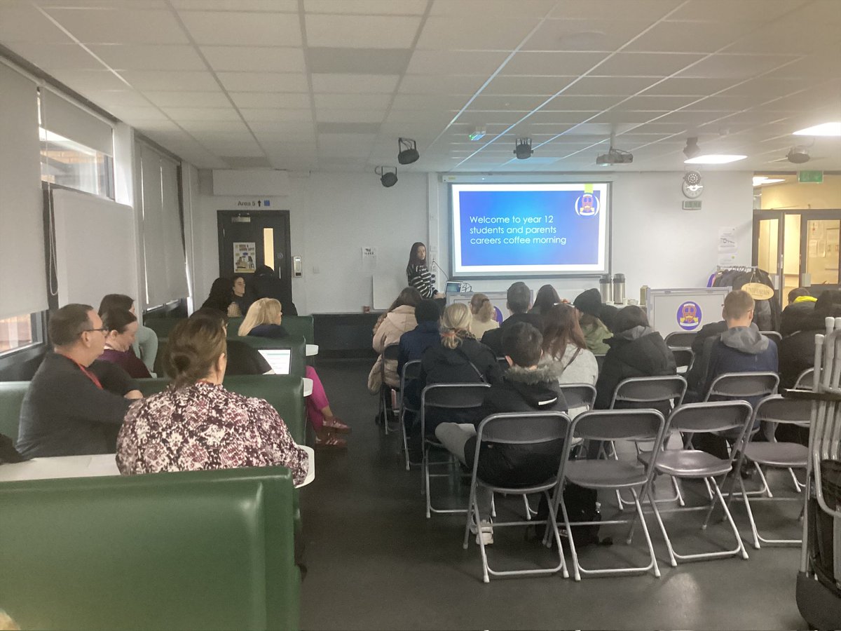 altbridgepost16's tweet image. This morning we held a coffee morning for year 12 parents/carers to talk about our work experience opportunities and employment pathways. Thankyou to our guest speakers from Knowsley Council and the DWP  #employmentpathways