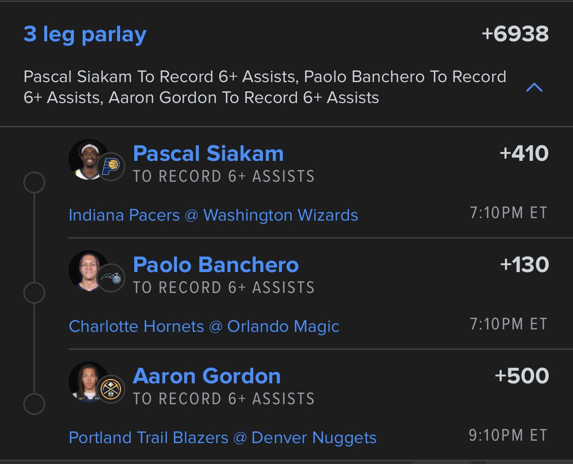 hollywood_picks's tweet photo. 💰 +6938 Odds Lotto

Go check out these players last matchups versus these teams! 👀 Drop a like if you’re tailing! ❤️ Let’s hit big today! 🫡

#gamblingx

$10 VIP DISCORD: https://t.co/Hcs8r8M1qi https://t.co/oTuieGYQzh