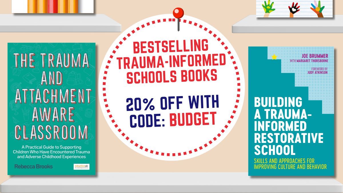 JKPBooks's tweet image. Invest in your school staff with our bestselling trauma-informed resources. 
We're offering a 20% discount on books for social care professionals, education staff, and healthcare providers:
Use the discount code: BUDGET20.
buff.ly/40TukRw
#education #educationbooks