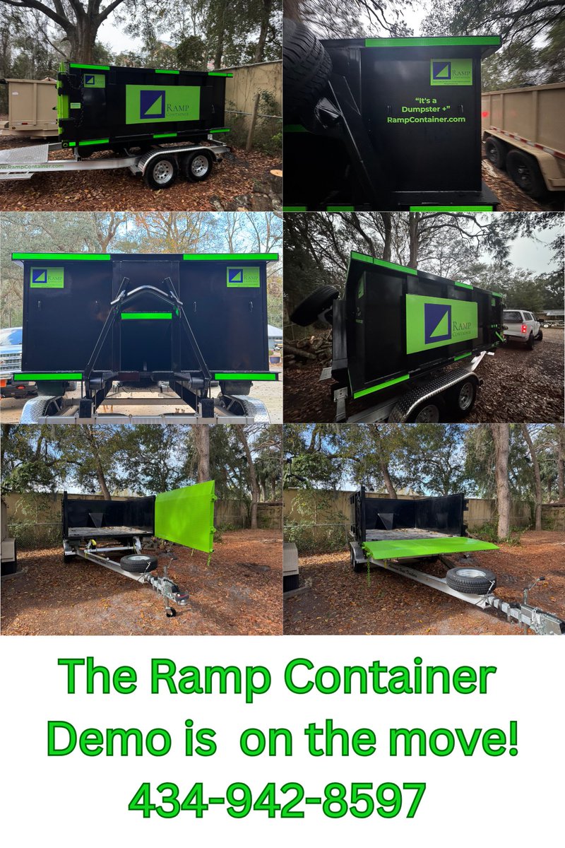 RampContainer's tweet photo. This week is exciting news for those in Lakeland, St. Petersburg, and Tampa, Florida! The Ramp Container Demo is on its way to showcase its features. Don't miss out on this opportunity to see it in person. Call 434-942-8597 to schedule your viewing! #FloridaEvents #RampContainer https://t.co/0EVxq761eA