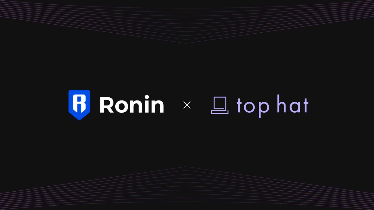 TopHat_One's tweet image. Top Hat 🤝 Ronin Network

As @Ronin_Network becomes permissionless, Top Hat will soon empower Ronin and its vibrant gaming community with our intuitive agent creation solutions.

HATccelerate Open Ronin! 🎩🔥