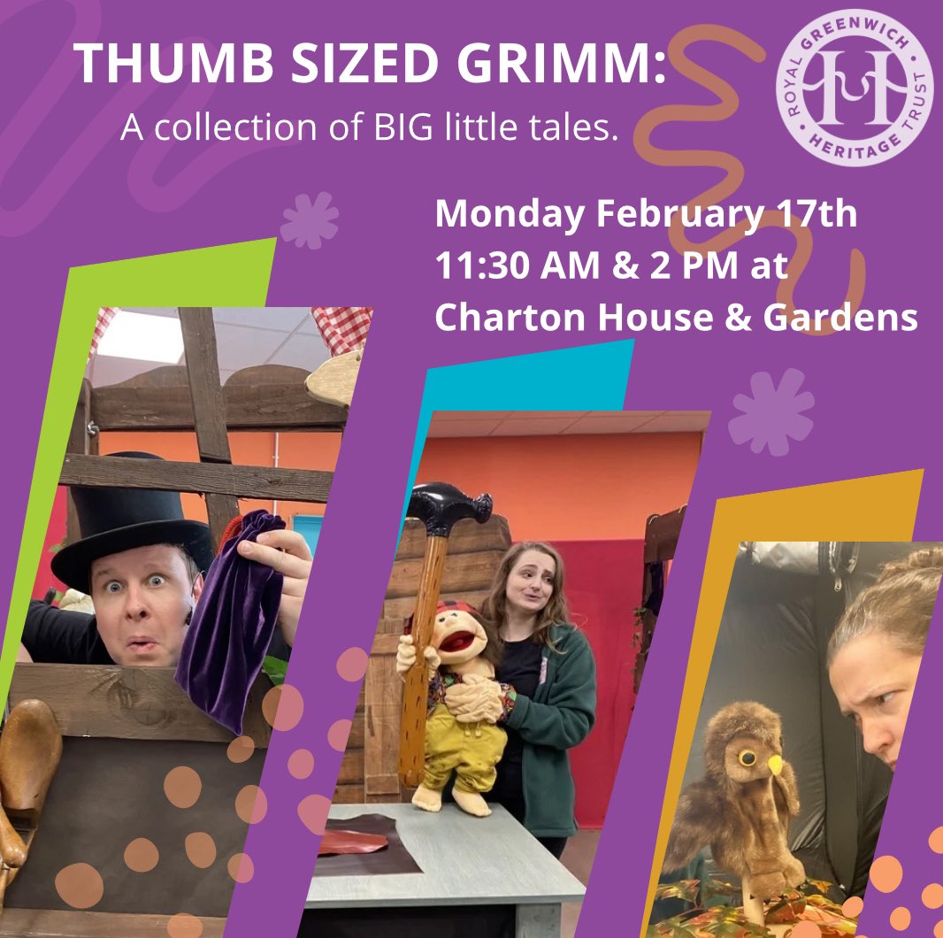 Don’t miss out, come be part of the magic!
📅 Monday, February 17
⏰ 11:30 AM &amp; 2:00 PM
📍 Location: Charlton House, Charlton Road, London SE7 8RE
Free carer tickets available
eventbrite.co.uk/e/thumb-size-g…