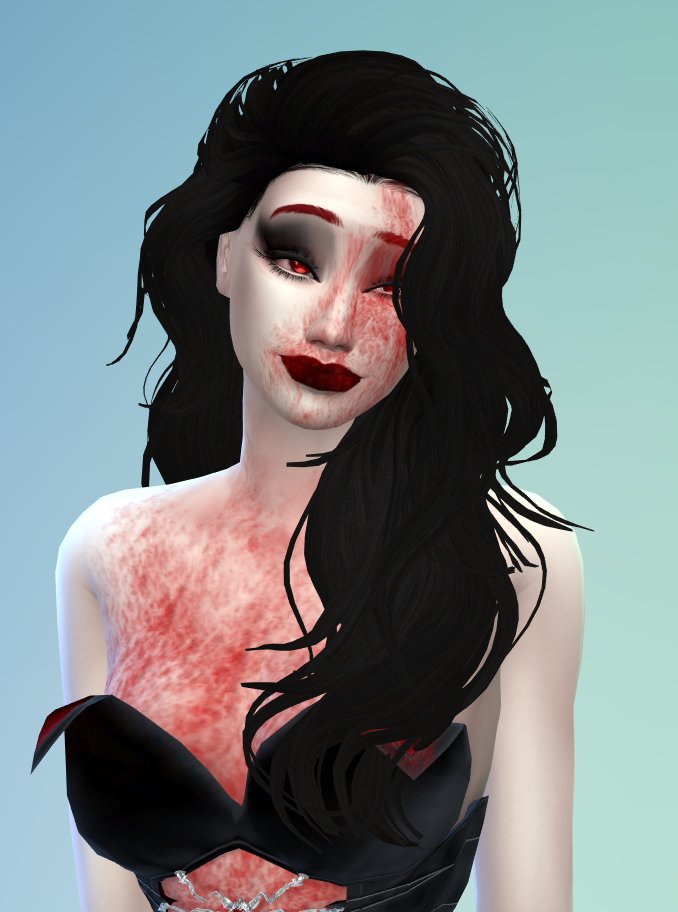 Vicky_AmyUwU's tweet photo. 💙RETO BINGO 📷 de @toadilaseta 

DÍA 5- Vampira 

Soy una gran amante de los vampiros desde... siempre. Y era muy necesario hacer una vampiresa con sangre por todos lados jajaja

📷#25AñosDeSims https://t.co/sRgLMgQJW8