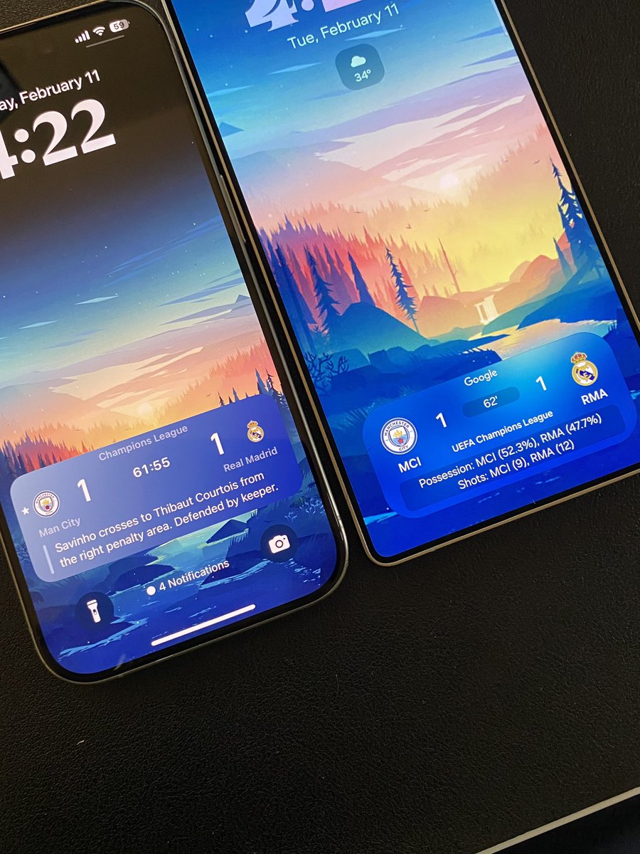 Apple’s Live Activities vs. Samsung’s Now Bar

Which is better?