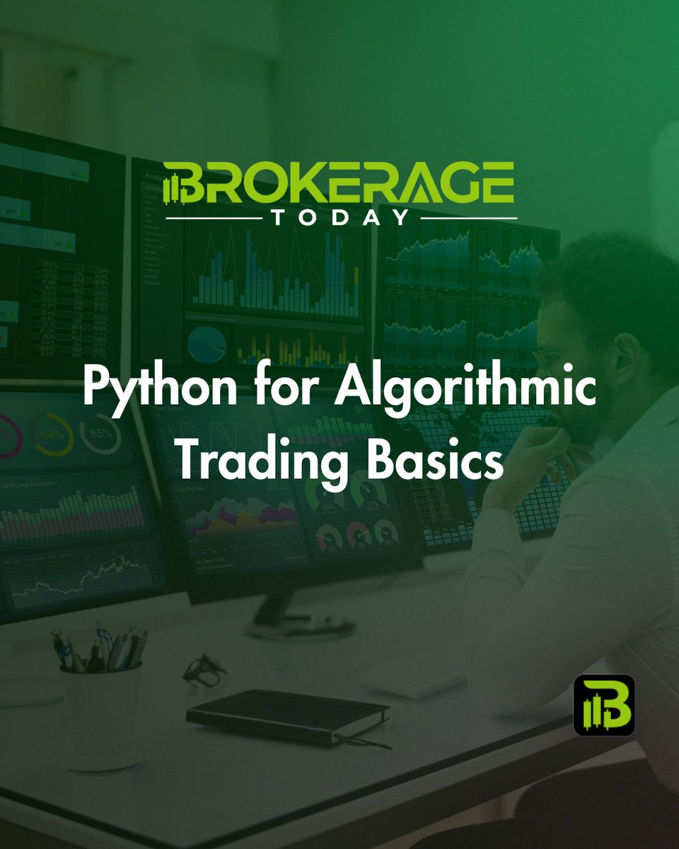 BrokerageToday's tweet image. Python for Algorithmic Trading Basics
Learn the fundamentals of using Python for algorithmic trading.
A beginner’s guide to Python in trading.
Learn more: brokeragetoday.com/python-algo-tr…
#PythonTrading #AlgoBasics