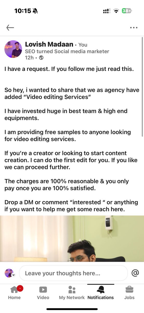 My DMs are open. Let’s chat about it.