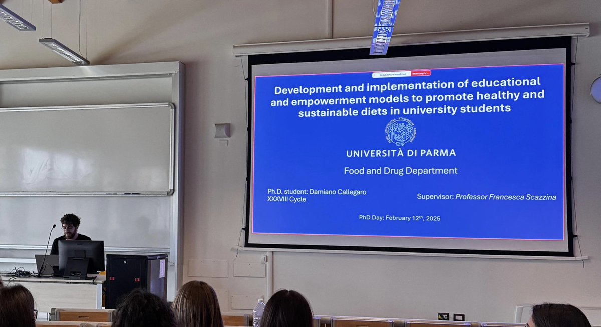 Human Nutrition Unit - University of Parma (@hnunipr) on Twitter photo 🎓 It’s PhD Day!
Take a look at the pictures and discover the exciting projects of the Human Nutrition Unit PhD students.
And that’s not all… Tomorrow, other PhD students of our Unit take the stage for their presentations! Stay tuned!
<a href="/FoodPhDUnipr/">FoodScience_UNIPR</a> 🎓 It’s PhD Day!
Take a look at the pictures and discover the exciting projects of the Human Nutrition Unit PhD students.
And that’s not all… Tomorrow, other PhD students of our Unit take the stage for their presentations! Stay tuned!
<a href="/FoodPhDUnipr/">FoodScience_UNIPR</a>