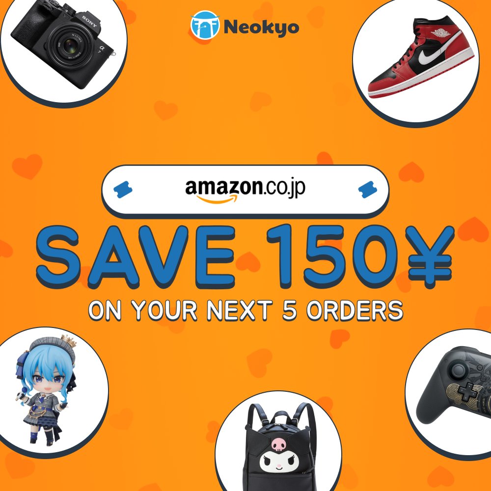 Neokyo_en's tweet image. It's time to SAVE on your next 5 orders from Amazon Japan with Neokyo! 📦

Shop now: ad.neokyo.com/twitter-promo 

Don't miss out, this promotion ends February 17th, 23:59 JST

#neokyo #shopjapan #japanproxy