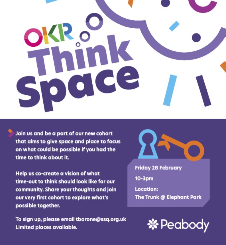 Surrey Square School (@surreysqschool) on Twitter photo As part of the <a href="/OKRFZ/">Old Kent Road Family Zone</a> , we are running a day retreat for parents, called OKR ThinkSpace
🗓Friday 28th February
⏰10am – 3pm.
📍 <a href="/ElephantParkLDN/">Elephant Park</a>
Please email Fi or Tiff if you want to book a place or DM us here! #oldkentroad #oldkentroadfamilyzone #okrfz As part of the <a href="/OKRFZ/">Old Kent Road Family Zone</a> , we are running a day retreat for parents, called OKR ThinkSpace
🗓Friday 28th February
⏰10am – 3pm.
📍 <a href="/ElephantParkLDN/">Elephant Park</a>
Please email Fi or Tiff if you want to book a place or DM us here! #oldkentroad #oldkentroadfamilyzone #okrfz