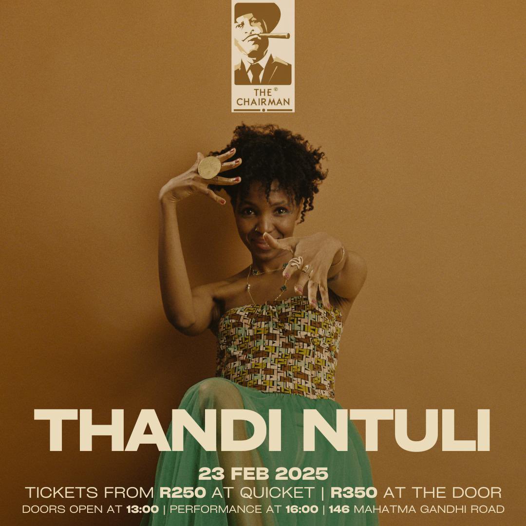 DURBAN !!!

Looking forward to bringing some music your way. 

See @thechairmandbn for more details. 

Introducing Blk Elijah 
23 Feb 2025
4pm (doors open at 1pm) 

✨