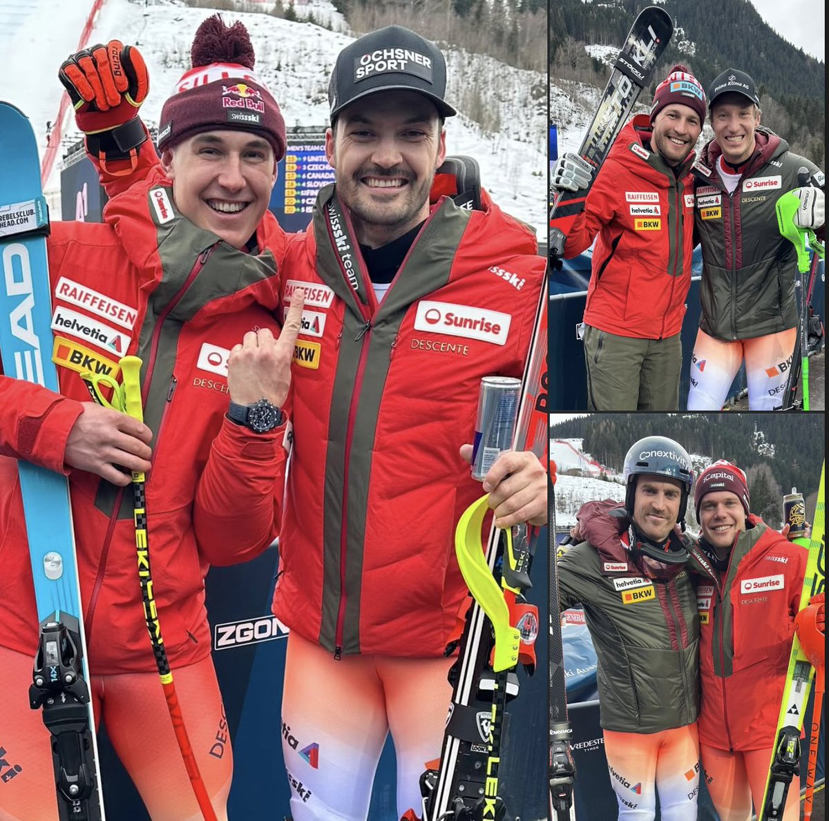 Nach dem heutigen Resultat hat die FIS in Absprache mit den Nationalen Verbänden aus Italien, Österreich und der USA, die Team-Kombination wieder abgeschafft 😉