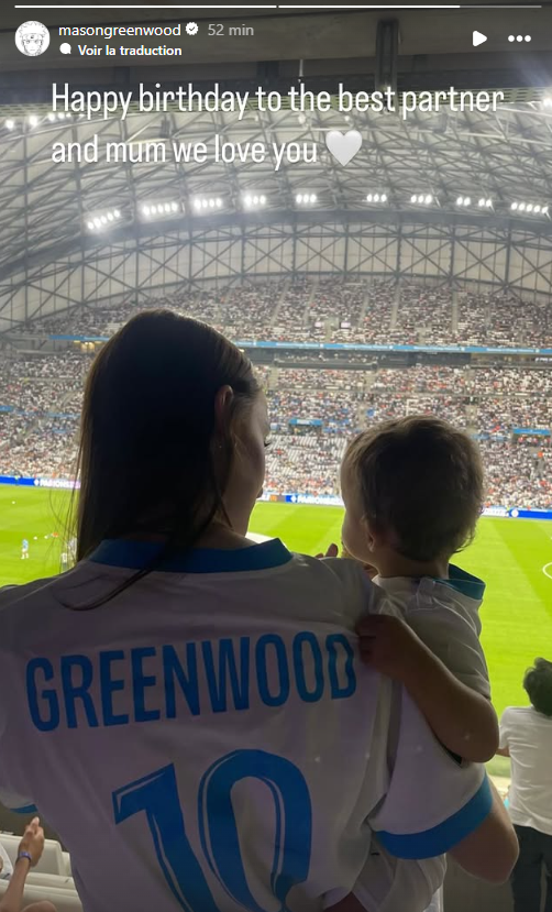 Olympien2613's tweet photo. Mason Greenwood 🏴󠁧󠁢󠁥󠁮󠁧󠁿 souhaite un joyeux anniversaire à sa compagne 🎂💙

#TeamOM https://t.co/6unsYWznK3