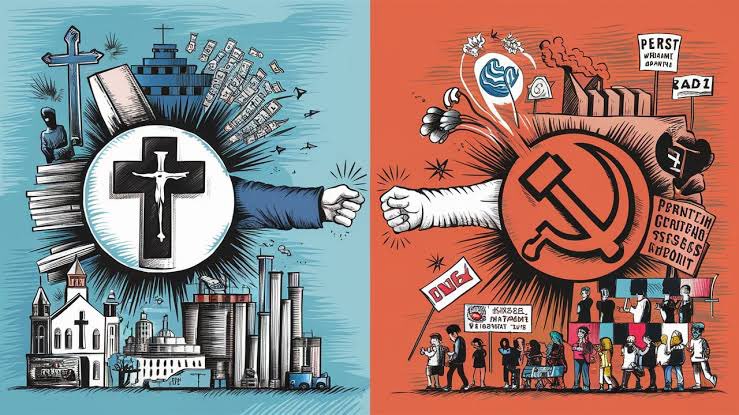 Donnerkraft1's tweet photo. Woke culture and marxism is just christianism for atheists. https://t.co/ZfCSBRcN5h